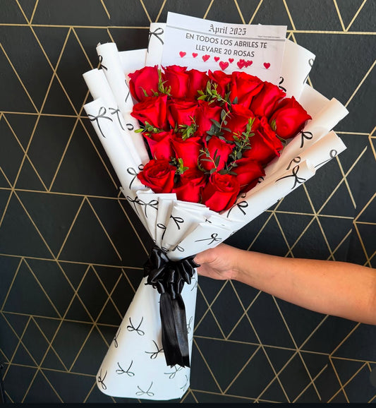 Luxury bow bouquet